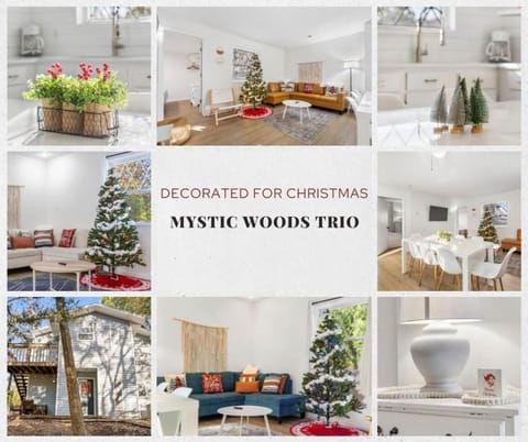 Mystic Woods Trio Branson-Decorated for Christmas House in Indian Point
