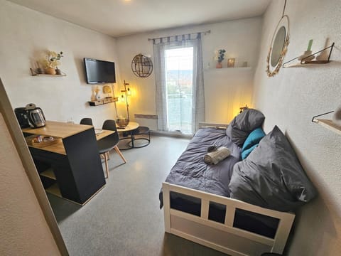 Living room, Dining area, Bedroom