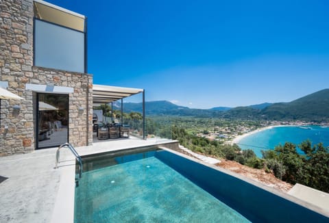 Property building, Patio, Pool view, Sea view, Swimming pool