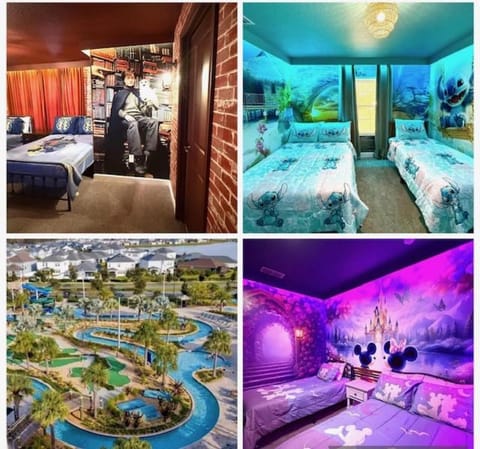 New Themed Rooms5BR Near AttractionsResort House in Kissimmee
