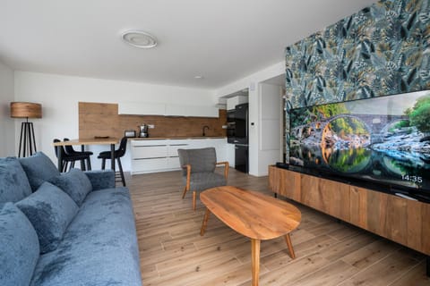 Communal lounge/ TV room, TV and multimedia, Kitchen or kitchenette, Living room, Seating area, Dining area