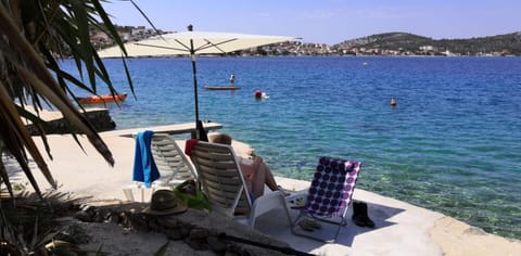 Day, Natural landscape, Beach, Sea view, sunbed