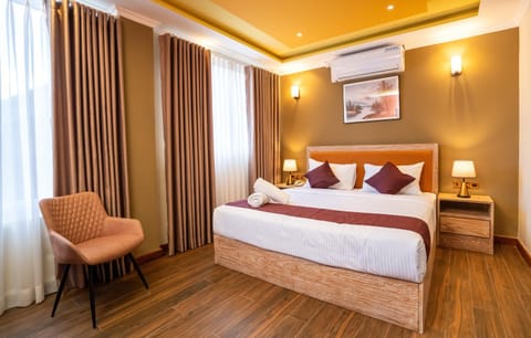 Bedroom, air conditioner