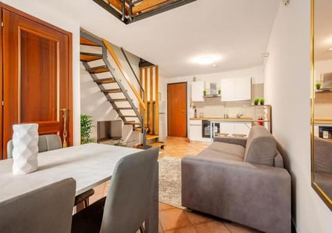 Kitchen or kitchenette, Living room, Dining area