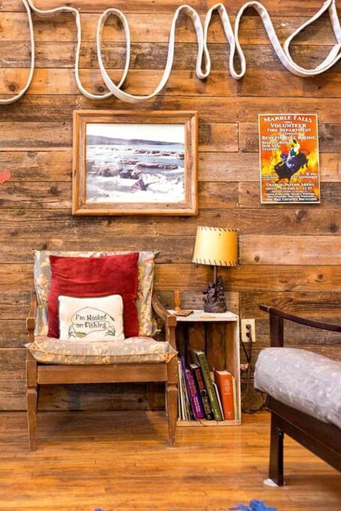 Rustic Two-Bedroom Cabin Rental on Hamilton Creek in Texas Hill Country Cabin in Rio Grande