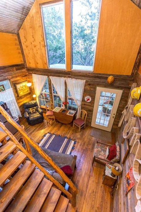 Rustic Two-Bedroom Cabin Rental on Hamilton Creek in Texas Hill Country Cabin in Rio Grande