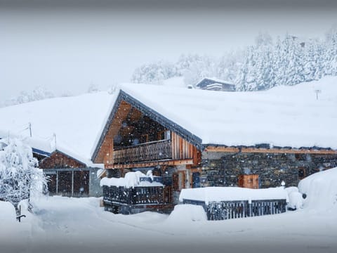 Property building, Day, Natural landscape, Winter, Mountain view