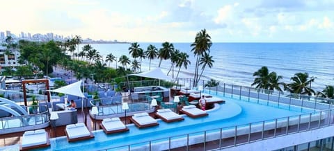 Pool view, Sea view, Swimming pool