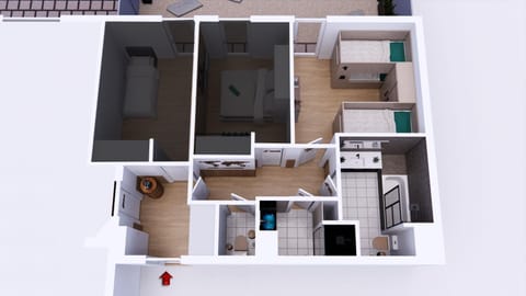 Lit 3 en 1ère Classe-Orly-T7-RER C&D Hostel in Île-de-France