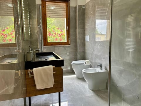 Shower, Toilet, Bathroom, bidet, towels