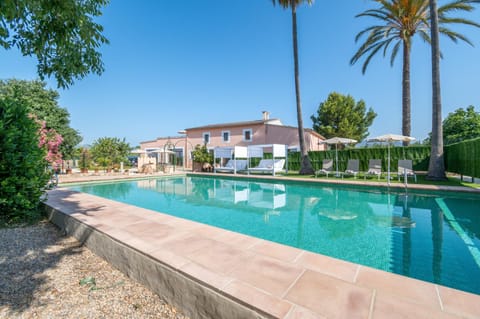 Property building, Living room, Swimming pool