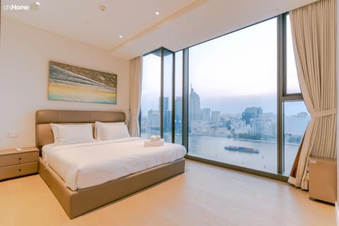 Bed, Natural landscape, Photo of the whole room, Bedroom, River view