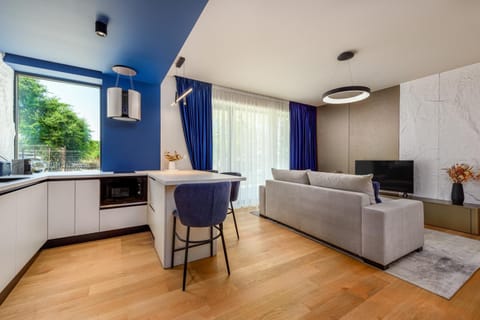 TV and multimedia, Kitchen or kitchenette, Living room, Seating area, Dining area