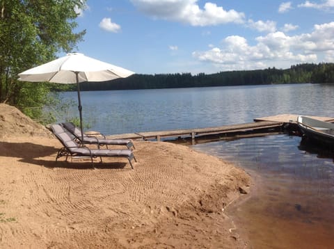 Property building, Beach, Lake view