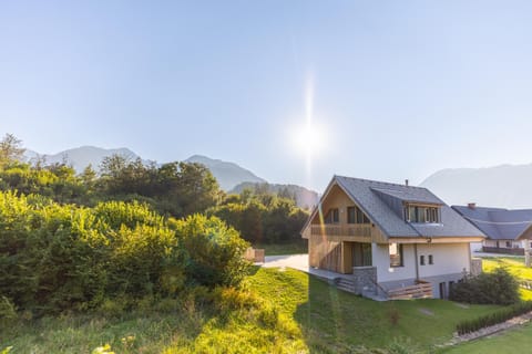 Chalet Bohinj Bliss Wellness and view of Triglav Villa in Friuli-Venezia Giulia