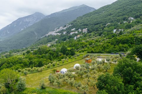 Property building, Natural landscape, Bird's eye view, Mountain view