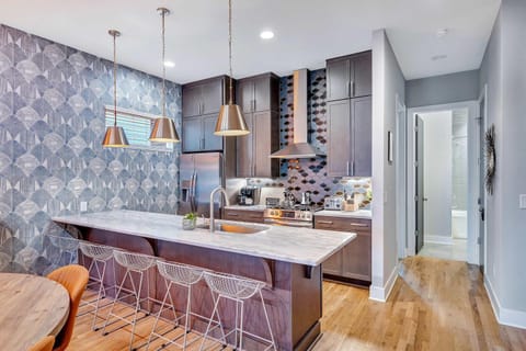 Ultimate Rooftop Double Games BBQ Skyline Views House in Nashville