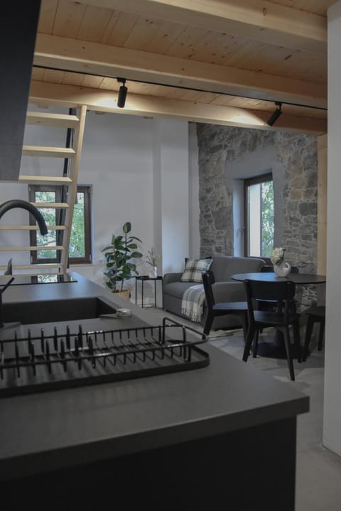 Kitchen or kitchenette, Dining area