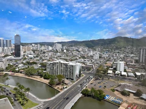 Waikiki Ocean City View 2 Bedroom 2 Bath Apartment in McCully-Moiliili