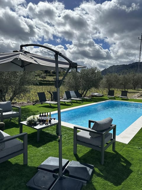 Pool view, Swimming pool, sunbed