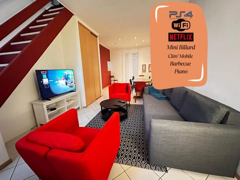 Appartement familial - jardin - PS4 Apartment in Montluçon