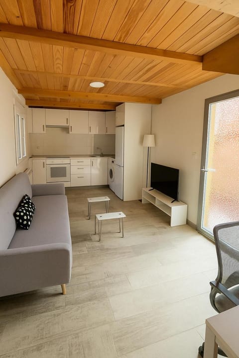 TV and multimedia, Kitchen or kitchenette, Living room, Seating area