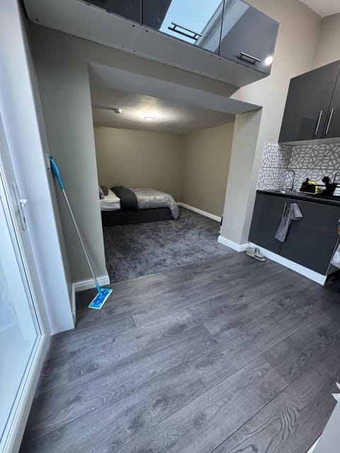 Bed, Kitchen or kitchenette, Photo of the whole room