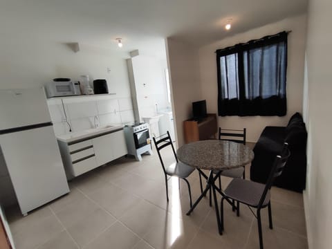 Kitchen or kitchenette, Living room, Dining area, stove