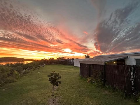 Property building, River view, Sunset