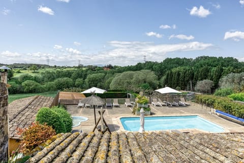 Property building, Living room, Swimming pool