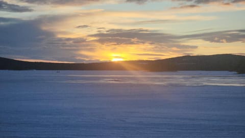 Lake view, Sunset