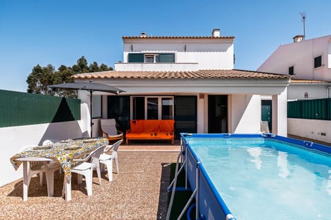 Property building, Living room, Swimming pool