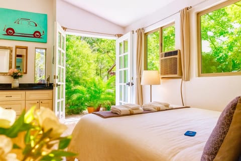 Bed, Garden, Bedroom, Garden view