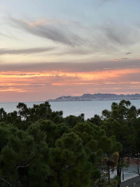 Natural landscape, Sea view, Sunset