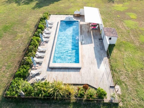 Natural landscape, Bird's eye view, Summer, Garden, Pool view, Swimming pool