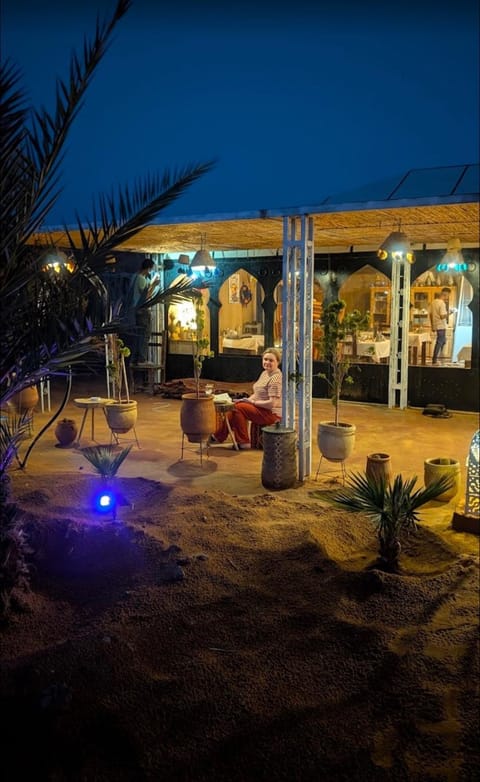 Night, Garden, Garden view