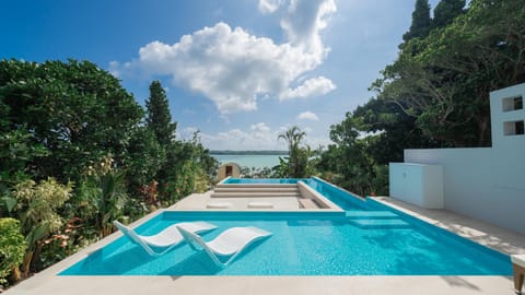 Day, Natural landscape, Balcony/Terrace, Pool view, Sea view, Swimming pool