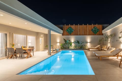 Patio, Seating area, Pool view, Swimming pool, Swimming pool, sunbed