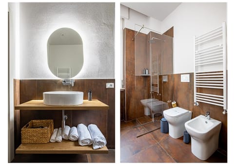 bidet, towels, towels