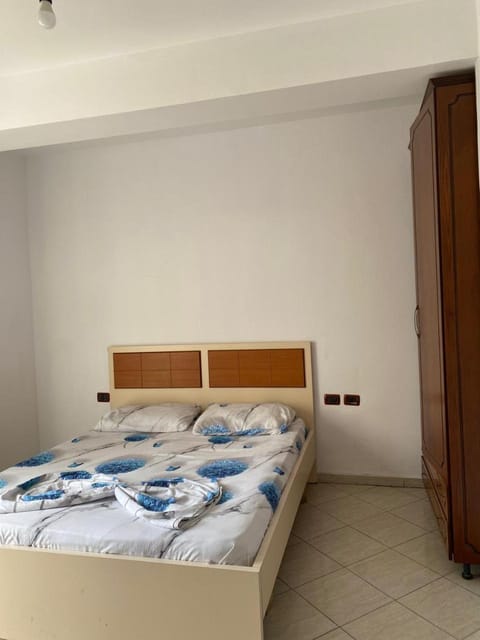 Bed, Photo of the whole room, Bedroom, towels, wardrobe