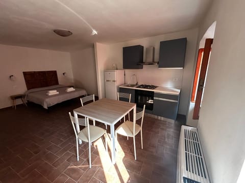 Bed, Kitchen or kitchenette, Photo of the whole room, Dining area, Bedroom