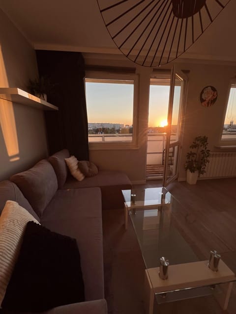 View (from property/room), Seating area, Sunset
