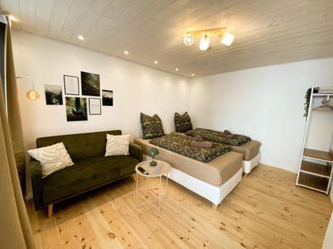 Bed, TV and multimedia, Living room, Seating area, Bedroom