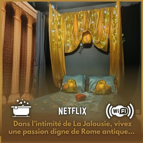 Rom'antique la Jalouzzie SPA Apartment in Dunkirk