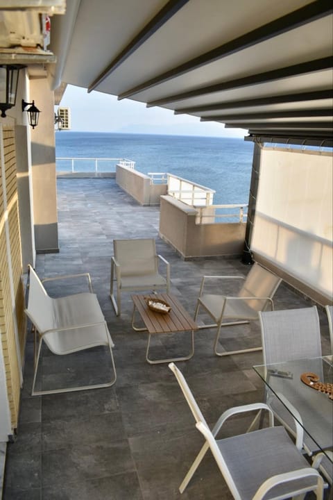 View (from property/room), Balcony/Terrace, Sea view