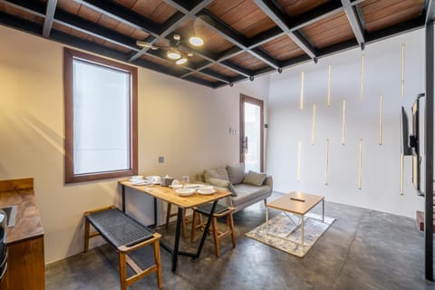 Living room, Seating area, Dining area