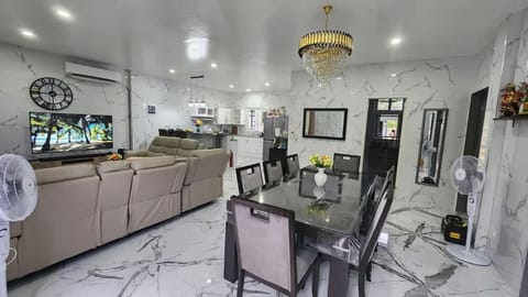 Kitchen or kitchenette, Living room, Dining area