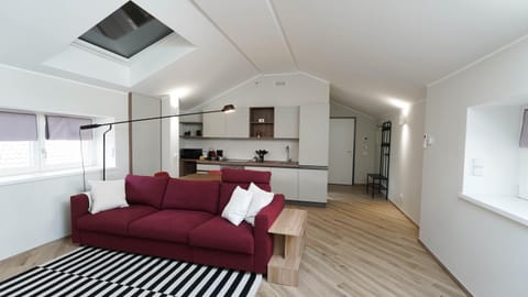 Kitchen or kitchenette, Living room, Dining area