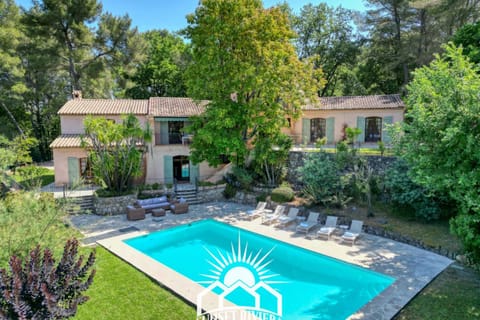 LA ROURETANE Pool AirCo for 10 By Sunset Villa in Roquefort-les-Pins