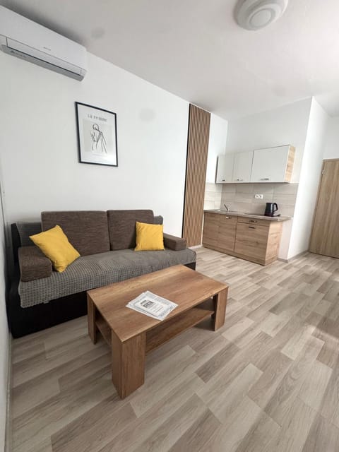 Living room, kitchen
